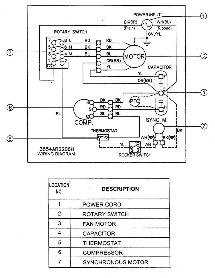 Wiring Diagram Diagram and Parts List for R2102  LG Air Conditioner