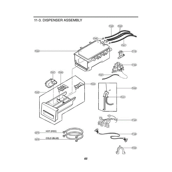 Section 4 Diagram and Parts List for WM3988HWA ABWEEUS LG Washer