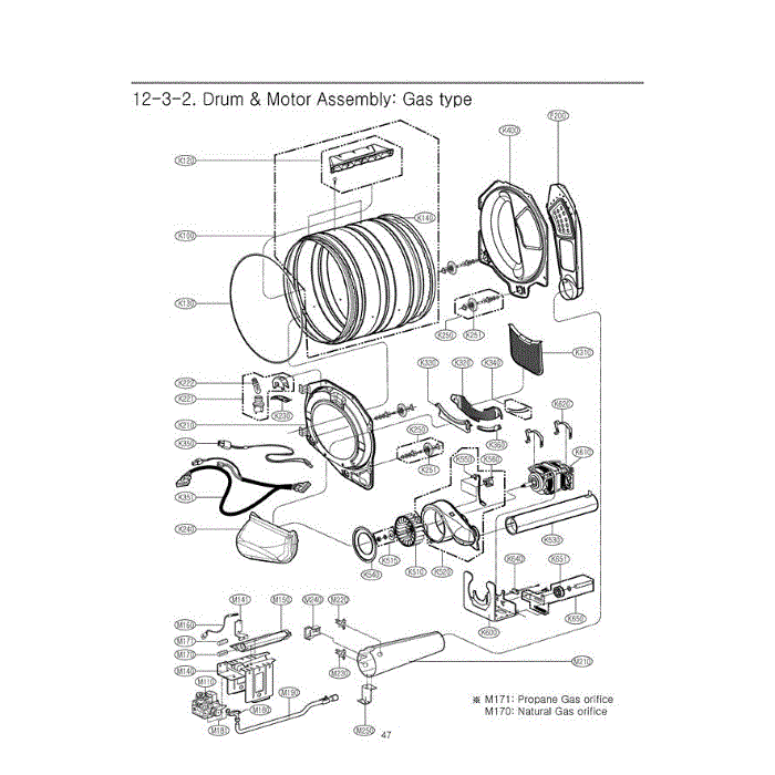 Section 2 Diagram and Parts List for DLG9588SM ATTEEUS LG Dryer
