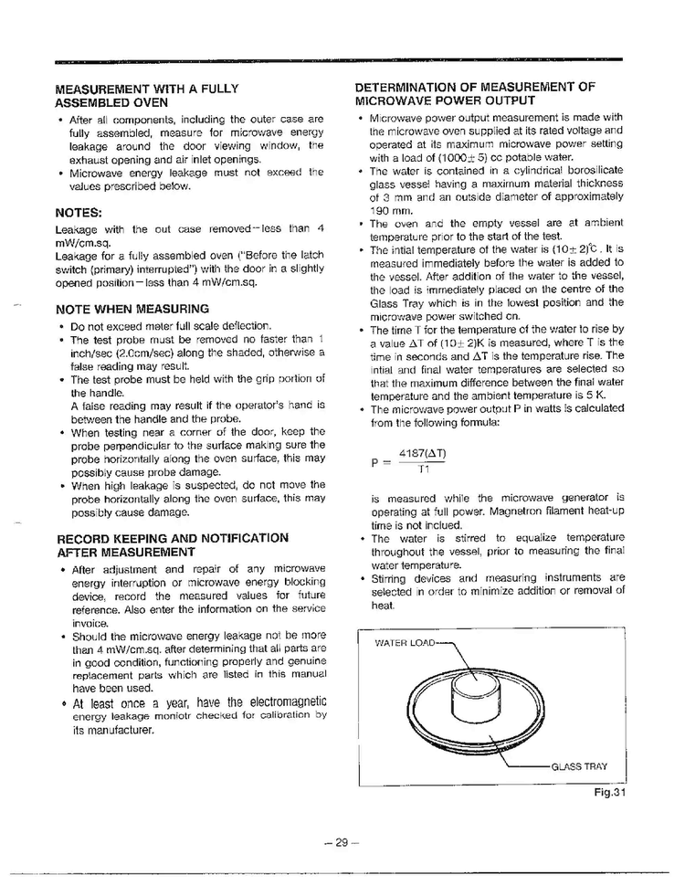 Information Page 19 Diagram and Parts List for MA-880MW  LG Microwave
