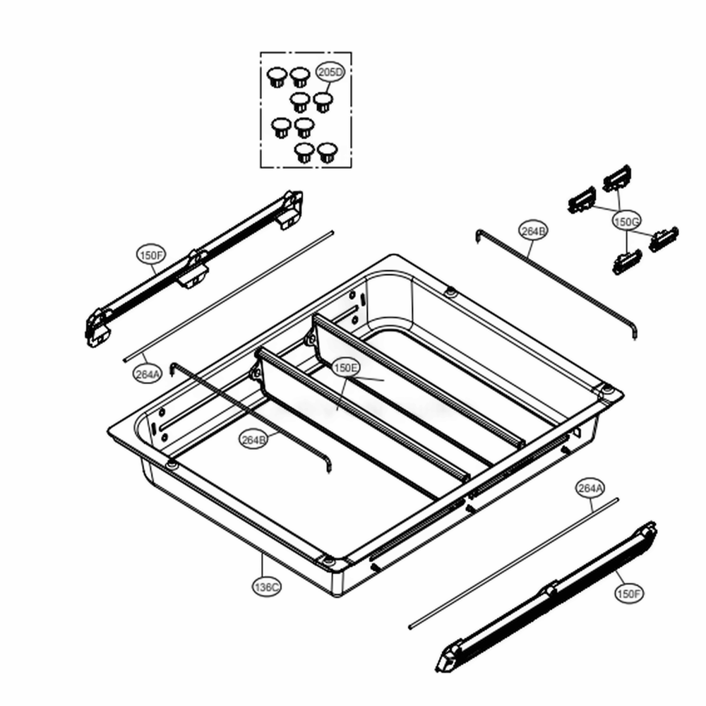 Customchill Parts Diagram and Parts List for LMXS30776S ASTCNA2 LG Refrigerator