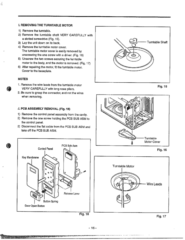 Information Page 6 Diagram and Parts List for MA-682M  LG Microwave