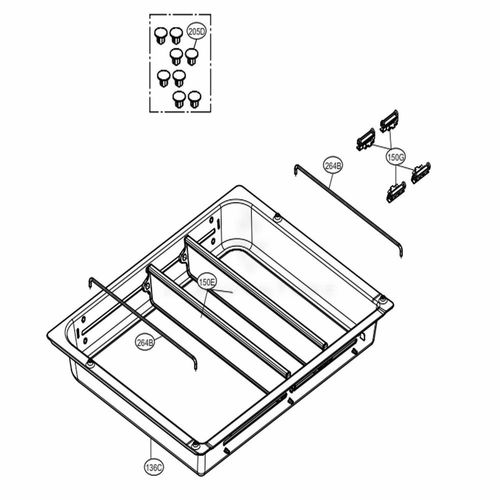 Customchill Parts Diagram and Parts List for LMXS30776S ASTCNA3 LG Refrigerator