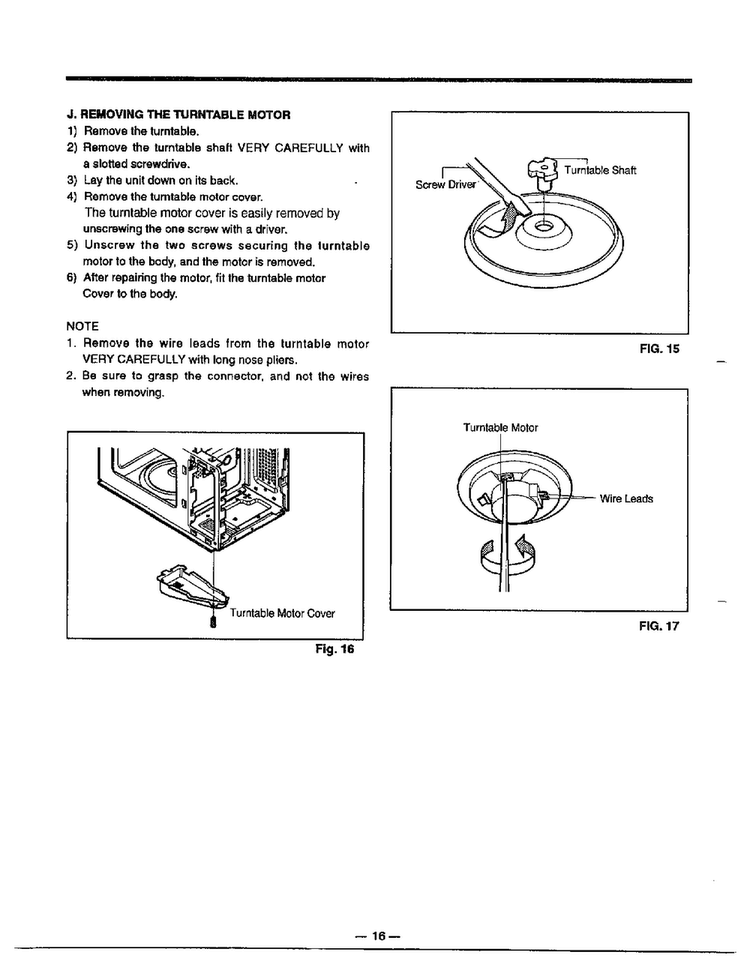 Disassembly/part Replacement Page 3 Diagram and Parts List for MA-844M  LG Microwave