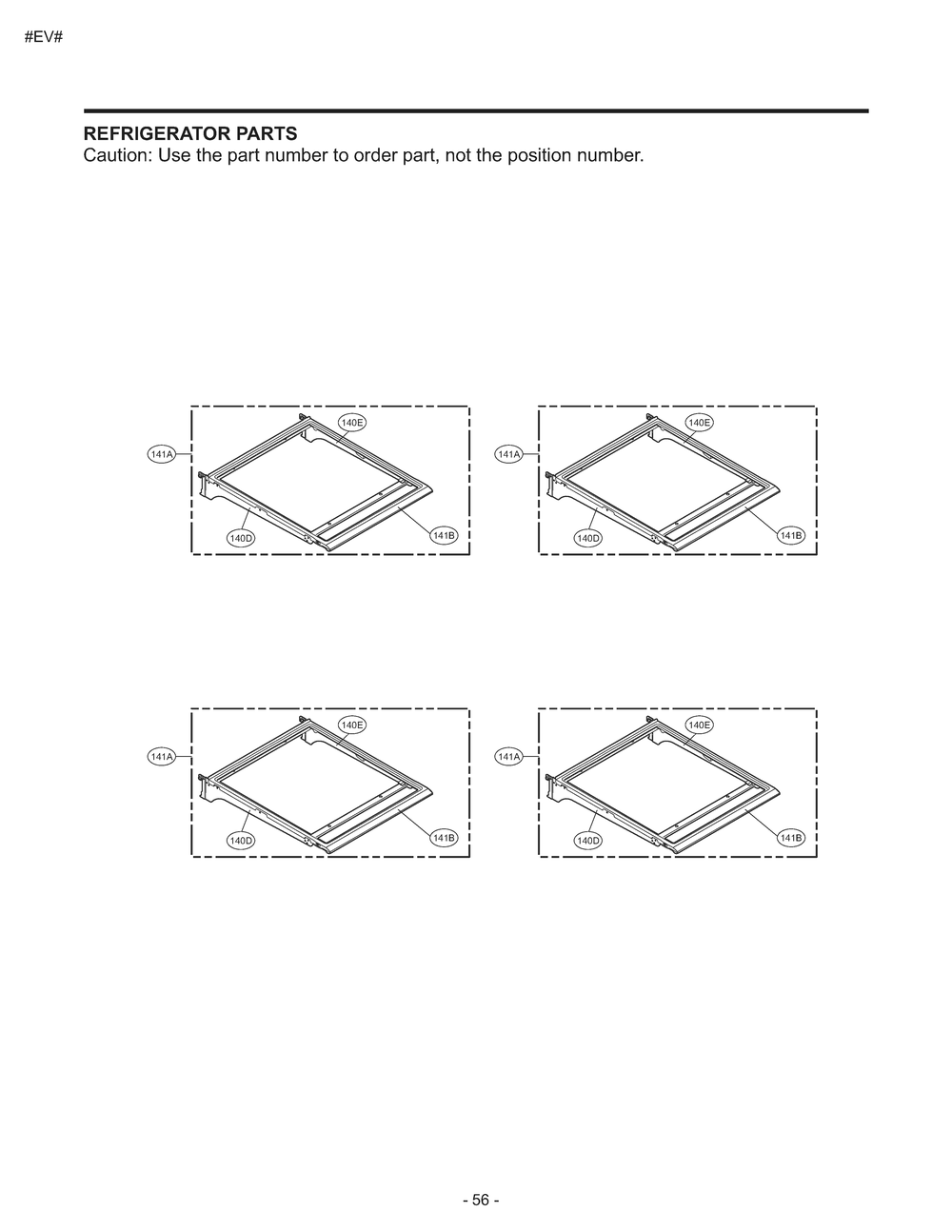 Refrigerator Parts 1 Diagram and Parts List for GM-B268NSNP ASTCNA0 LG Refrigerator