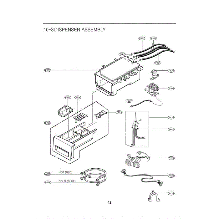Section 3 Diagram and Parts List for WM2688HNM ANBEEUS LG Washer