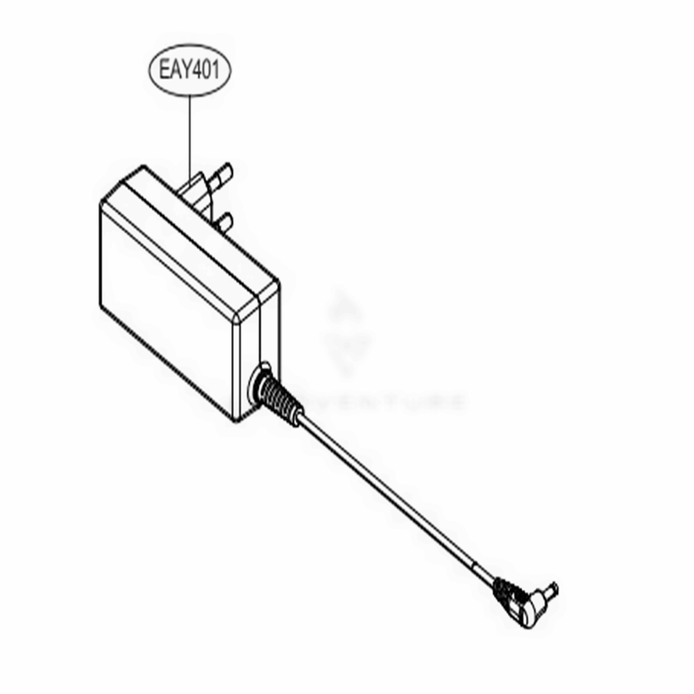 Adapter Diagram and Parts List for A900BM BBKELGA LG Upright Vacuum