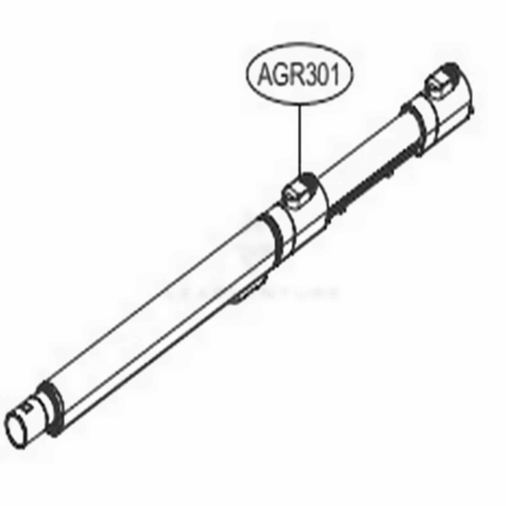 Extension Pipe Diagram and Parts List for A908VMR AVWELGA LG Upright Vacuum
