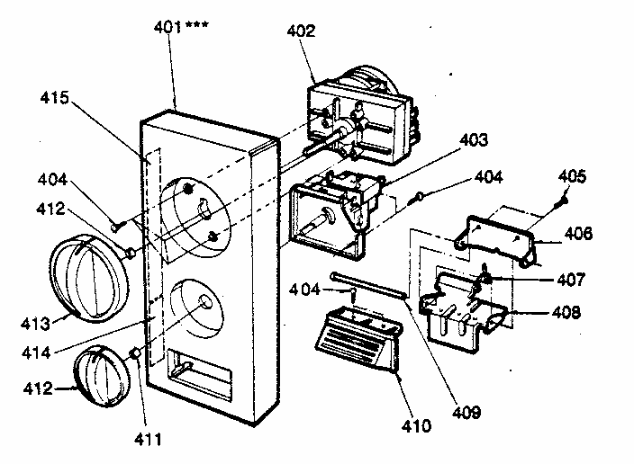 Control Panel Parts Diagram and Parts List for 7218811280  Kenmore Microwave