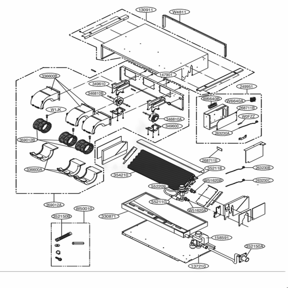 B3 Diagram and Parts List for ARNU123B3G2 ANWALUS LG Air Conditioner