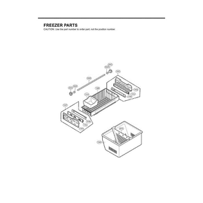 Section 4 Diagram and Parts List for LFX25971SW ASW2LGA LG Refrigerator