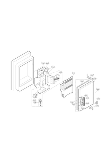 Ice Bank Parts Diagram and Parts List for LFX21975ST 02 LG Refrigerator