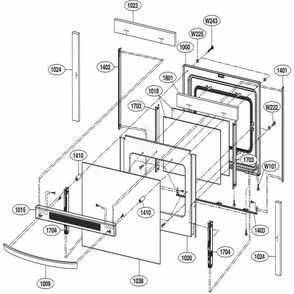 Part Location Diagram of 3300W1N003F LG PLATE,SHIELD