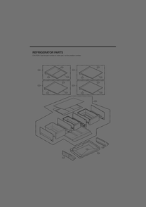 Refrigerator Parts Diagram and Parts List for GR-J338HSJP ASTCNA2 LG Refrigerator
