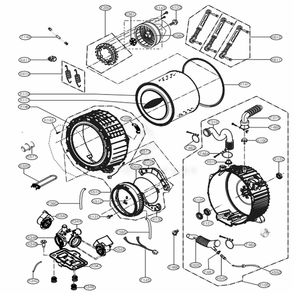 Part Location Diagram of 4036ER4001L LG GASKET