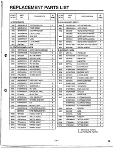 Microwave Assembly Complete Page 7 Diagram and Parts List for MA-682M  LG Microwave