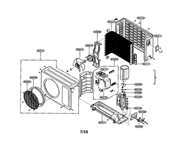 Part Location Diagram of 4960A10002C LG BRACKET,MOTOR