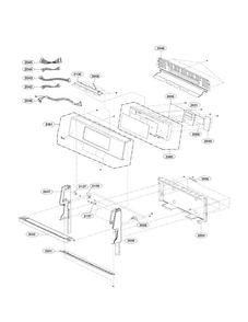 Controller Parts Diagram and Parts List for LDG3031ST  LG Range