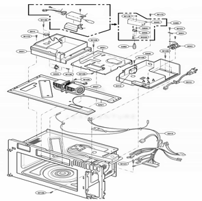 Interior Parts 2 Diagram and Parts List for JVM1790BKC ABKEGEC LG Range