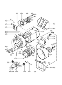 Part Location Diagram of 4986ER0004A LG GASKET