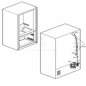 Valve And Water Tube Parts Diagram and Parts List for LFCS31626S ASTCNA1 LG Refrigerator