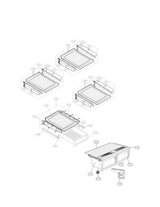 Refrigerator Parts Diagram and Parts List for LFX23961ST 01 LG Refrigerator