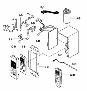 Part Location Diagram of 6871A20243A LG PCB ASSEMBLY,MAIN