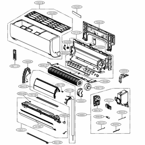 Part Location Diagram of AKB74955602 LG REMOTE CONTROLLER ASSEMBLY