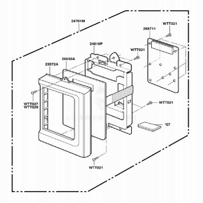 Controller Parts Diagram and Parts List for JMV9118AAB ABKEJEN LG Range