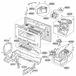 Part Location Diagram of 2B72827K LG THERMISTOR,NTC