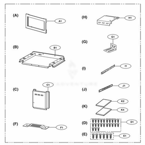 Main Diagram and Parts List for MK2030NBD CBDELGA LG Range