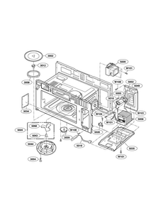 Part Location Diagram of 6930W1A002M LG Thermostat