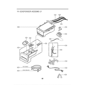 Section 3 Diagram and Parts List for WM2487HWM ABWEEUS LG Washer