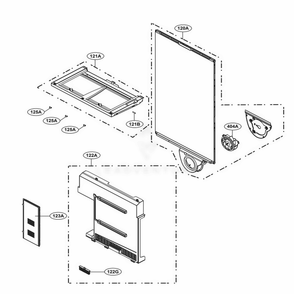 Perform Part Diagram and Parts List for SKSCR3001P ASWCNA0 LG Range