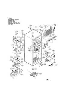 Part Location Diagram of 5006JA3033G LG Cap,Hinge