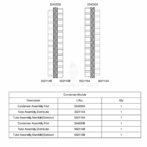 Main 3 Diagram and Parts List for ACAH050HDTB AAAAAAU LG Air Conditioner