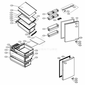 Part Location Diagram of MCK67705804 LG COVER,HINGE