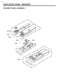 Diagram 8 Diagram and Parts List for SWWE50W4 AEWEEUS LG Washer Dryer Combo