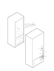 Water And Ice Parts Diagram and Parts List for LFC21776ST 05 LG Refrigerator