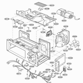 Part Location Diagram of 5262W0A007A LG Duct