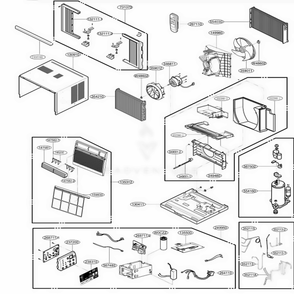 Part Location Diagram of ABQ74424201 LG CASE ASSEMBLY,CONTROL