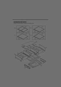 Refrigerator Parts Diagram and Parts List for GR-J338HSJP ASTCNA1 LG Refrigerator