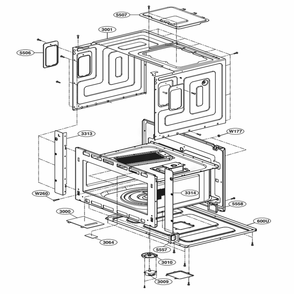 Part Location Diagram of 3303W0A030G LG PLATE ASSEMBLY,BASE