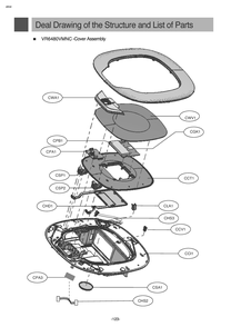 Diagram 5 Diagram and Parts List for VR6480VMNC AMGELGA LG Robotic Vacuum