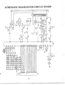 Schematic Diagram and Parts List for MA-1273M  LG Microwave