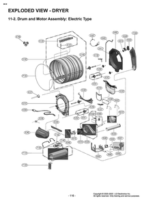 Diagram 3 Diagram and Parts List for W3P7CVU2WVS ABWEUUS LG Washer