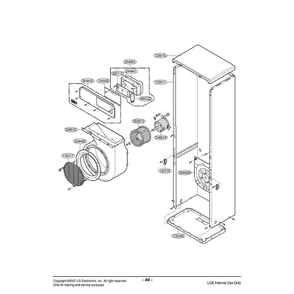 Section 1 Diagram and Parts List for LF480CE ANWAEUS LG Air Conditioner