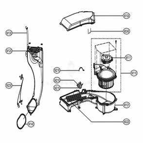 Main Diagram and Parts List for WM3477HS ALSEEUS LG Washer Dryer Combo