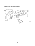 THE EXPLODED VIEW OF DRYER Diagram and Parts List for WD-3274RHD  LG Washer Dryer Combo