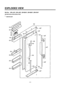 REFRIGERATOR DOOR PART  EXPLODED VIEW Diagram and Parts List for LRSPC2331BS  LG Refrigerator
